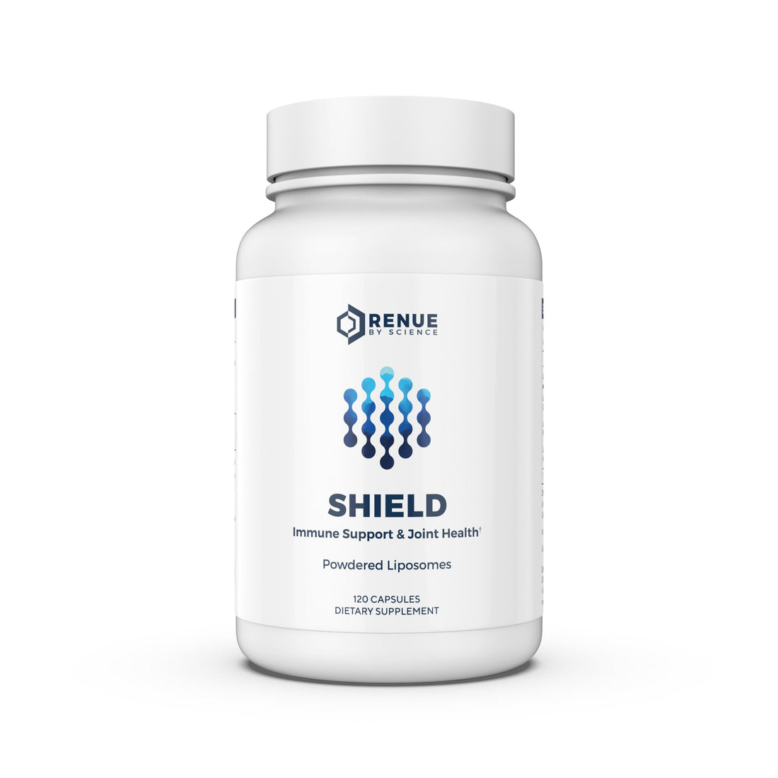 Renue By Science Shield | Liposomal Vitamin C CaAKG P.E.A Hyaluronic Acid Supplement | 120 Capsules with Vitamin C (500mg) CA AKG (150mg) Palmitoylethanolamide (75mg) HLA (75mg) | Made in The USA Renue By ScienceUS supplements
