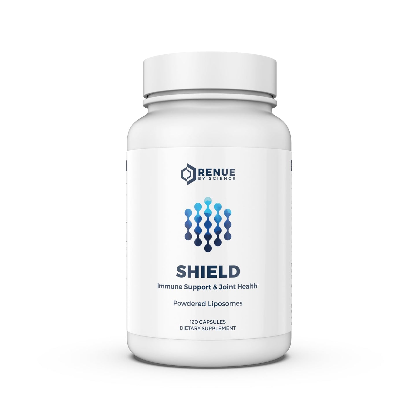 Renue By Science Shield | Liposomal Vitamin C CaAKG P.E.A Hyaluronic Acid Supplement | 120 Capsules with Vitamin C (500mg) CA AKG (150mg) Palmitoylethanolamide (75mg) HLA (75mg) | Made in The USA Renue By ScienceUS supplements