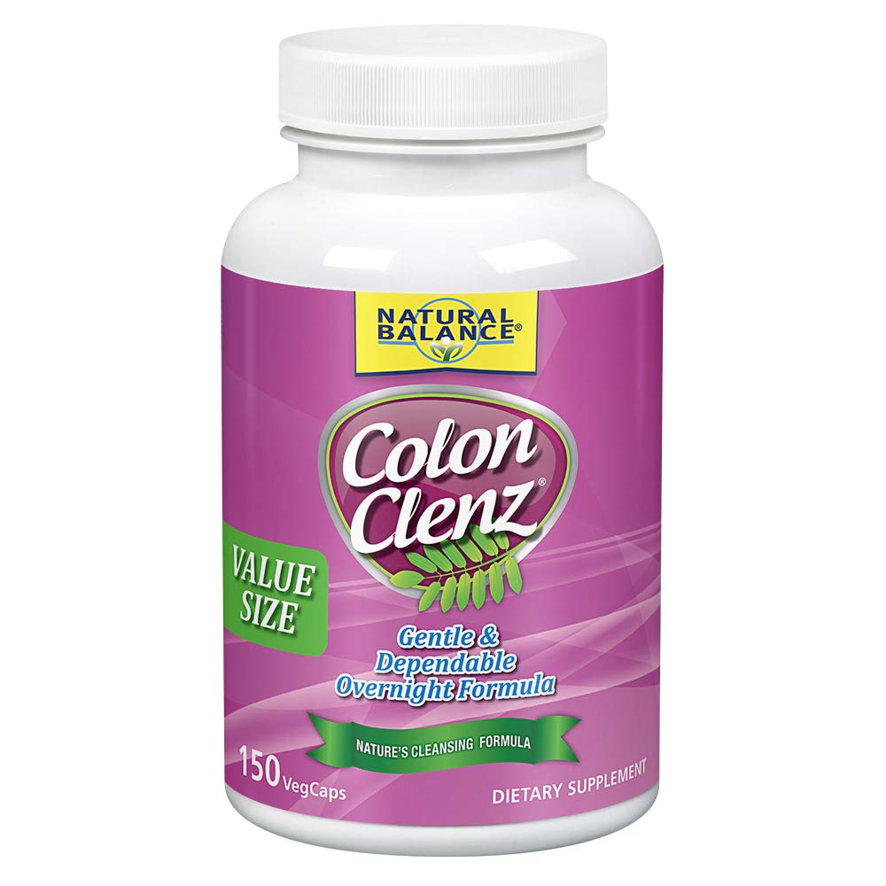 Natural Balance Colon Clenz | Herbal Colon Cleanse & Detox Supplement | Gentle & Dependable Natural BalanceUS supplements