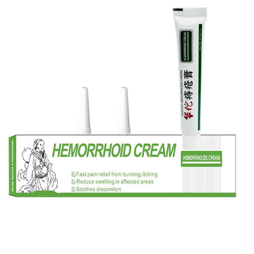 BONIORRI Hemorrhoid & Fissure Relief Ointment 20g Tube– Maximum Strength Hemorrhoid Cream, Herbs Fast Acting Ingredients. (0.7 oz Total) BONIORRIAu supplements