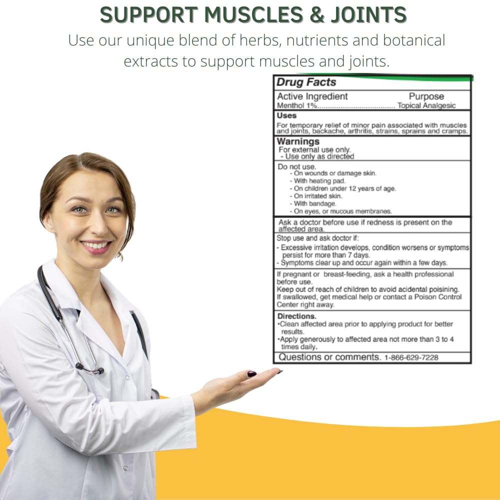 ARMY HEALTH Roll On 100% Natural Turmeric Curcumin - Pain Reliever - Inflammation - Headache - Backache - Joint and Muscle Pain 2.5 Oz ARMY HEALTHAu supplements