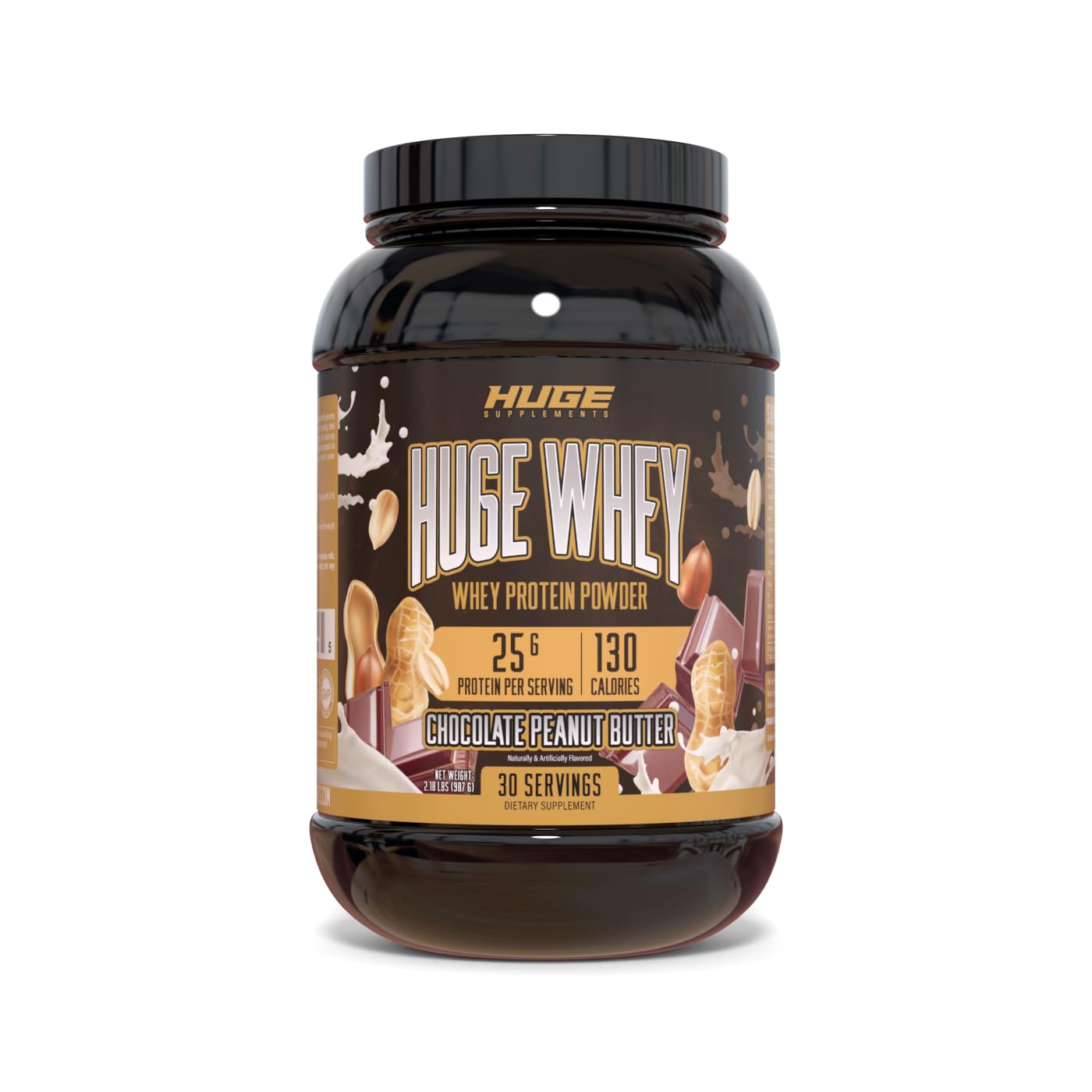 Huge Supplements Whey Protein Concentrate Powder - 25g Protein Per Serving Huge SupplementsUS supplements