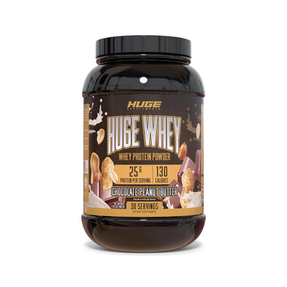 Huge Supplements Whey Protein Concentrate Powder - 25g Protein Per Serving Huge SupplementsUS supplements