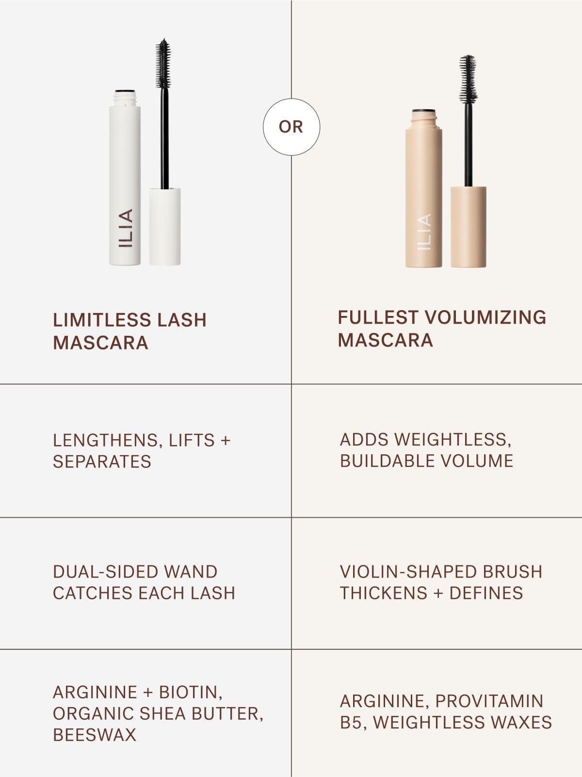 ILIA - Limitless Lash Mascara | Lightweight, Nourishing, Lengthening, Lifting | Flake + Smudge-Resistant | Non-Toxic, Cruelty-Free, Ophthalmologist-Tested, Safe For Sensitive Eyes (Soft Black) ILIAAu supplements
