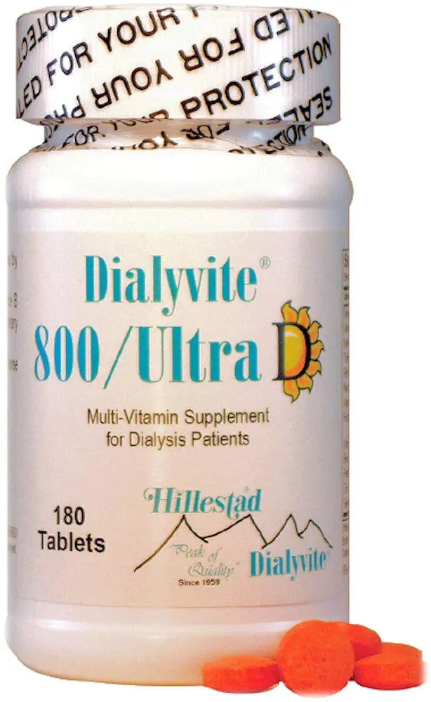 Dialyvite 800 Ultra D Multi-Vitamin Value Bottle - 180 Tablets DialyviteAu supplements