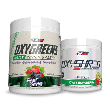 EHP Labs OxyShred + OxyGreens Bundle - Thermogenic Pre Workout Powder & Shredding EHP LabsAu supplements