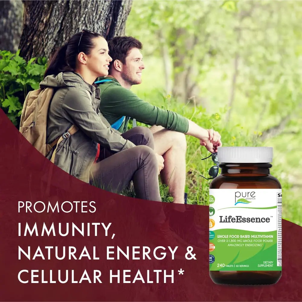 PURE ESSENCE LABS LifeEssence Multivitamin for Women and Men - Natural Herbal Supplement - Vitamin D, Vitamin D3, Vitamin B12 PURE ESSENCE LABSAu supplements