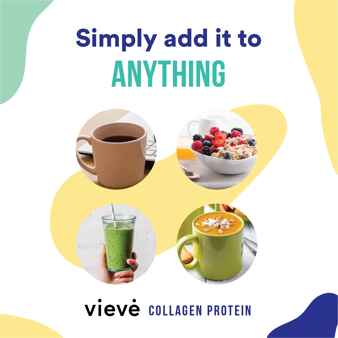 Vieve Collagen Protein Powder - Hydrolysed Bovine Peptides - Diet Support Supplement for Skin, Hair, Nail VieveAu supplements