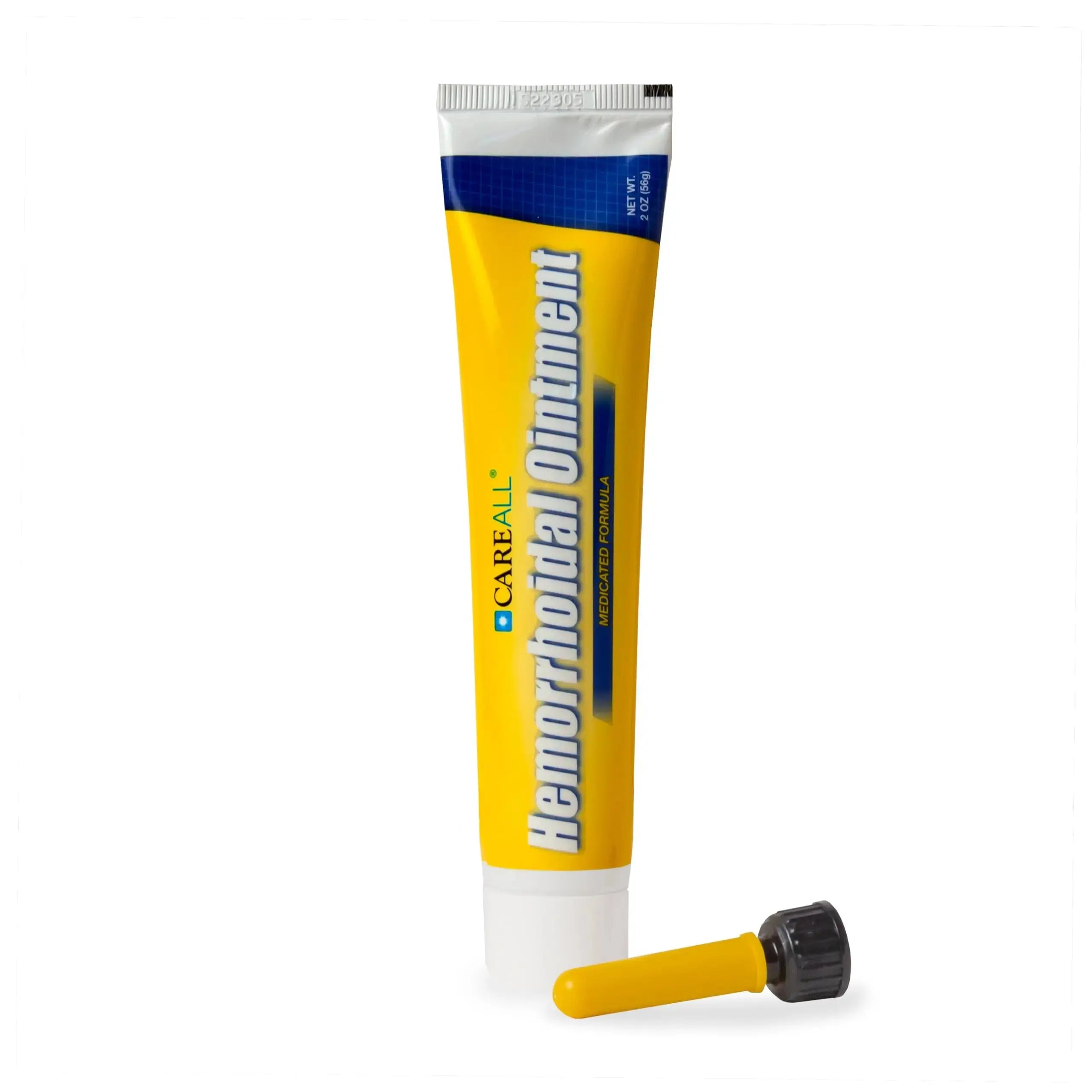 CareAll Hemorrhoidal Ointment 2.0 oz with Applicator. Helps Relieve Burning, Itching, and Discomfort Associated with Inflamed Hemorrhoidal Tissues. Dye, Phthalate, and Fragrance Free CareAllAu supplements