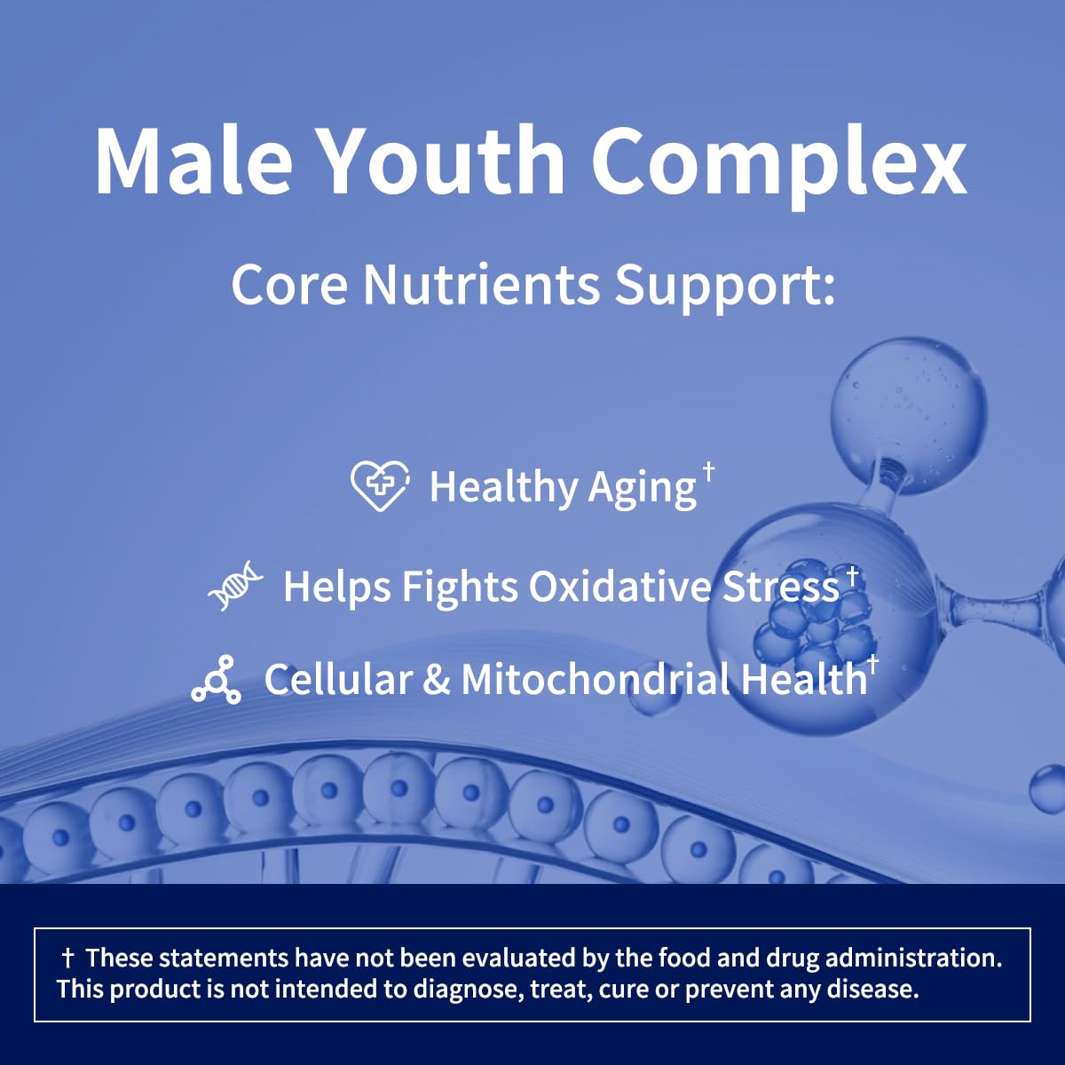 joyable by VitaSol Wellness - Male Youth Complex – Cellular Energy & Healthy Aging Support Supplement with NR, PQQ & Ergothioneine | 60 Capsules joyable by VitaSol WellnessAu supplements