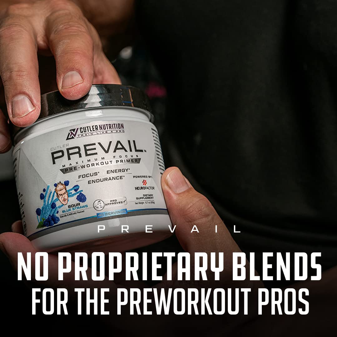 Prevail Pre Workout Powder with Nootropics: Pre-Workout Drink for Men and Women Cutler NutritionAu supplements