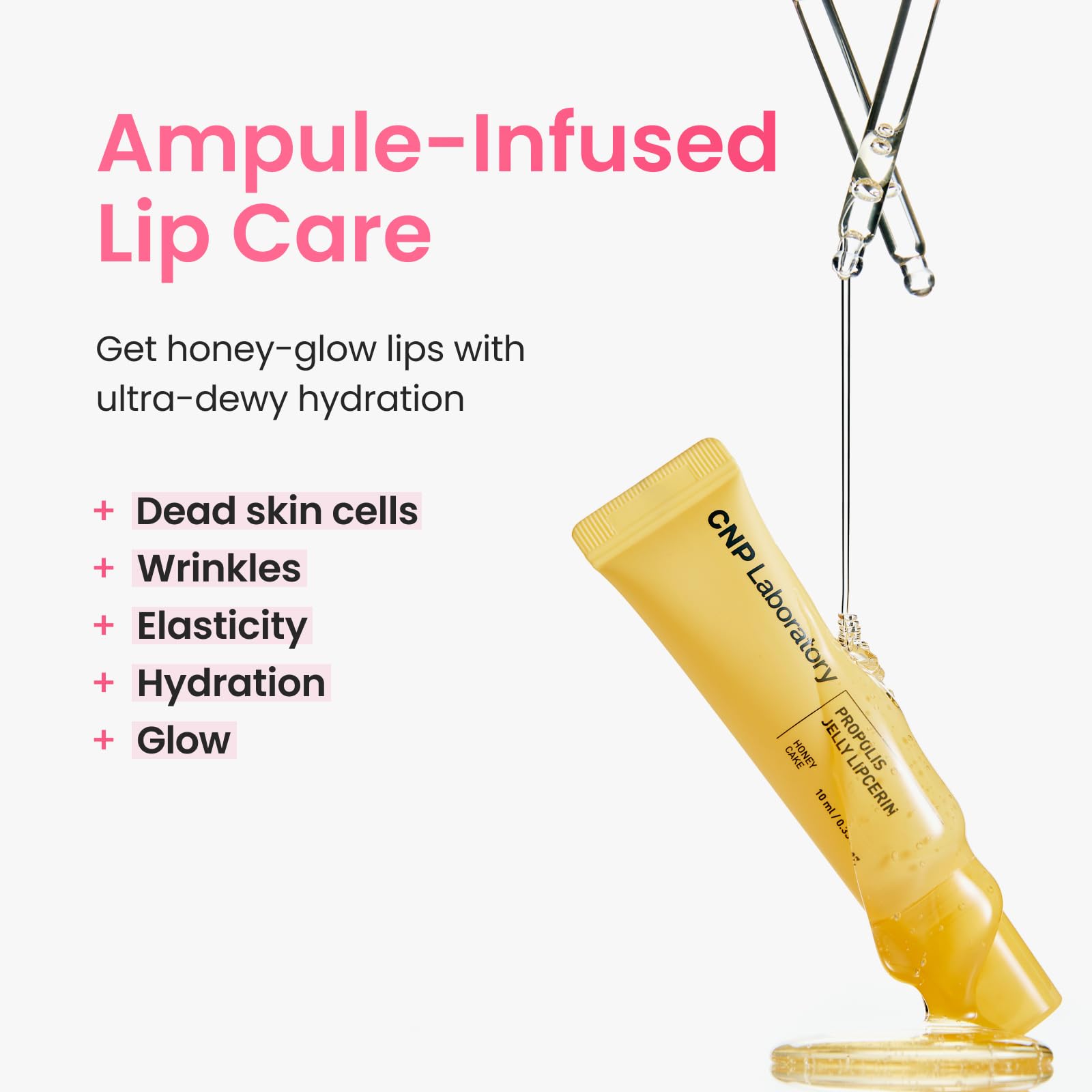CNP Propolis Jelly Lipcerin™ - 01 Honey Cake, Hydrating Lip Balm & Gloss with Manuka Honey + Hyaluronic Acid, Stocking Stuffers, Gifts for Women, 0.3 fl.oz. CNPAu supplements