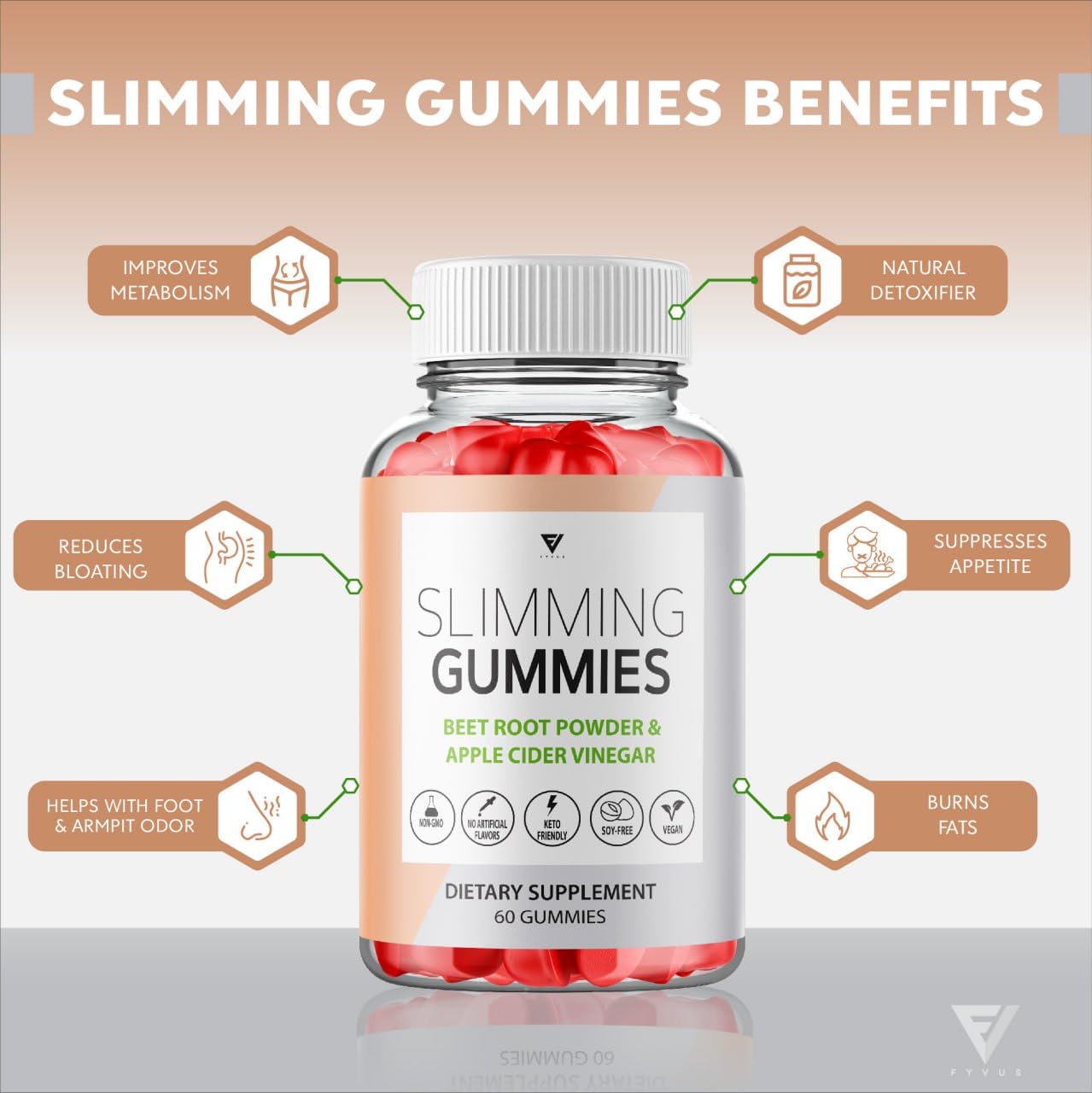 (3 Pack) Slimming Gummies It Works for Weight Loss with Apple Cider Vinegar Itworks Its FyvusAu supplements