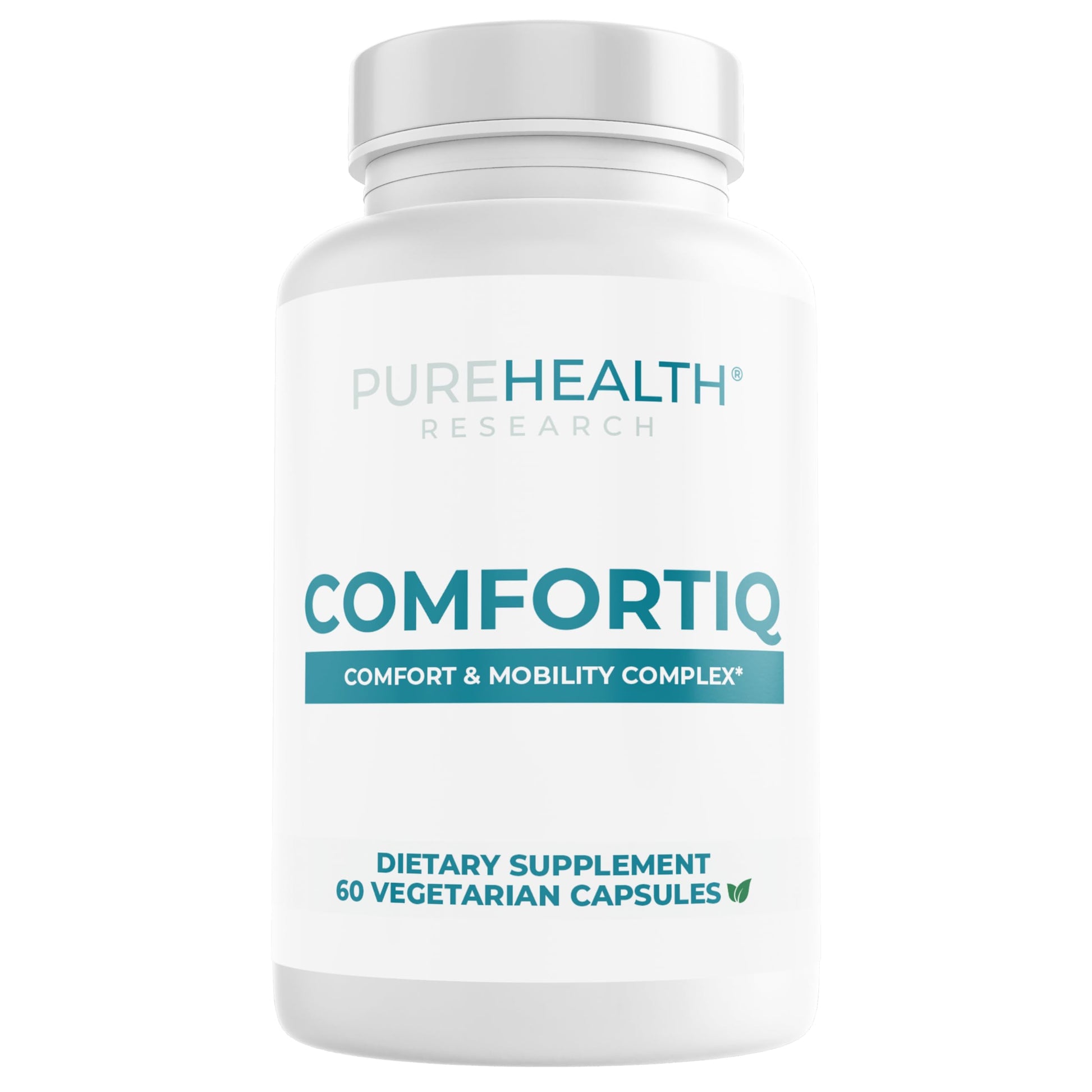 PUREHEALTH RESEARCH Comfortiq - Back Discomfort Supplement - Joint Health Support for Women & Men - with CoQ10, Turmeric, Acetyl L-Carnitine, Boswellia & More - 60 Capsules PUREHEALTH RESEARCHAu supplements