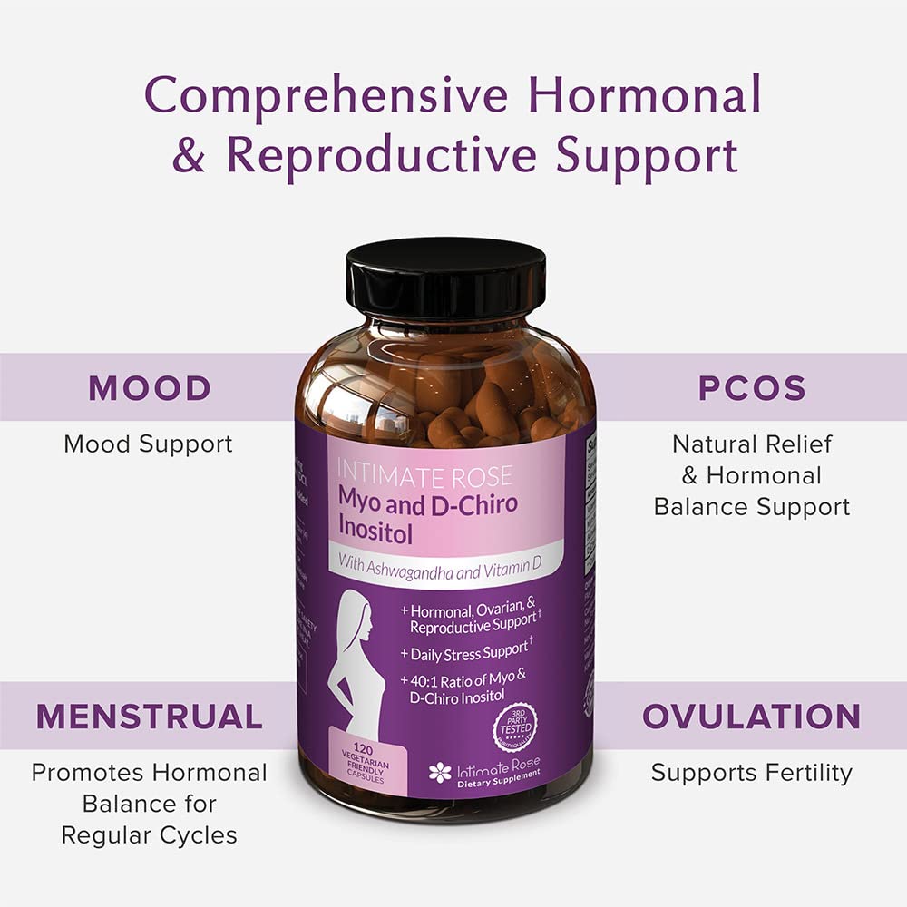 Save 10% on Myo-Inositol & D-Chiro Inositol 40:1 Blend & Vaginal Probiotics for Women Intimate RoseUS supplements