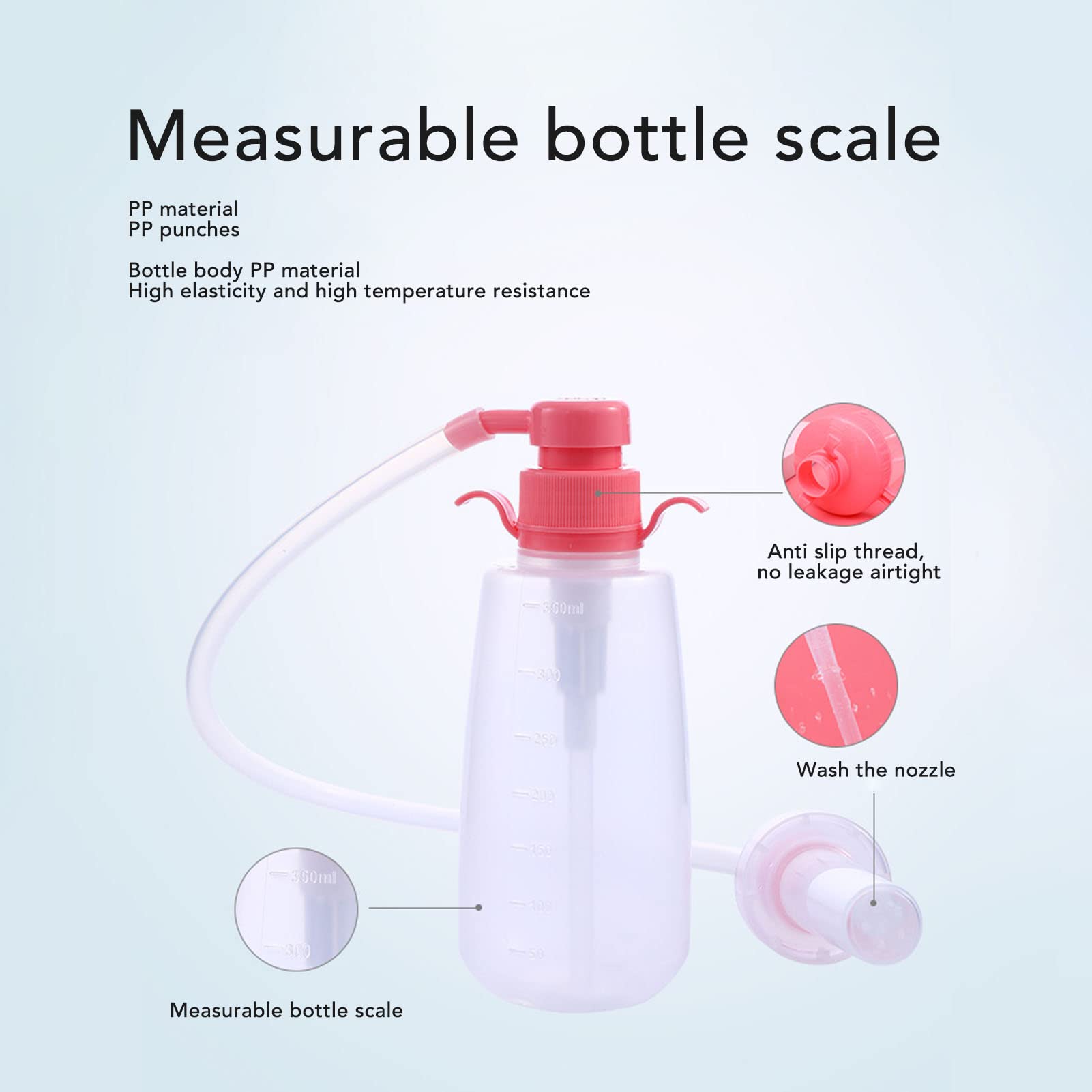 Vaginal Douche Cleaner,350ml Vaginal Cleanser Vaginal Douche Reusable Vaginal Cleansing System BrrnooAu supplements
