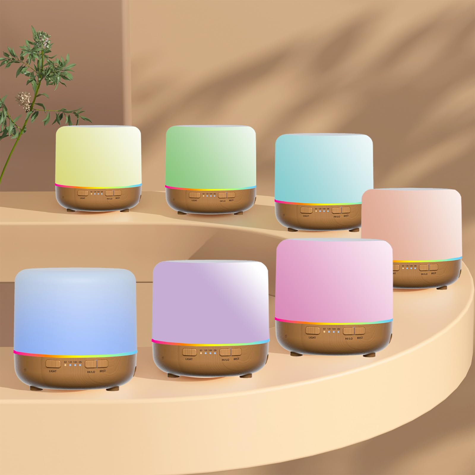 Otheya Scent Essential Oil Diffuser 2 Pack Max 200 ML Ultrasonic Cool Mist Humidifiers and Aromatherapy OtheyaAu supplements