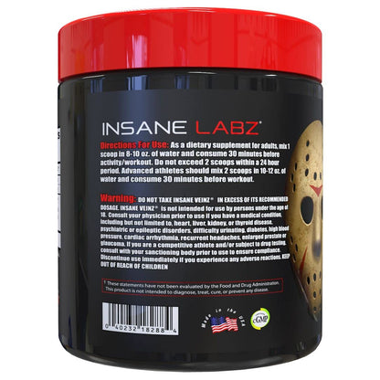 Psychotic, and Insane Veinz, Pre Workout Stack (Fruit Punch) Insane LabzUS supplements