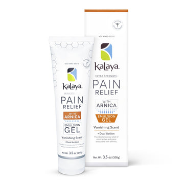 Kalaya Extra Strength Pain Relief Gel with Arnica -Fast Acting, Long Lasting, Vanishing Scent, medically formulated for Arthritis, Joints, Muscle, Back, Neck, Shoulder, Hand and Knee Pain Kalaya NaturalsAu supplements