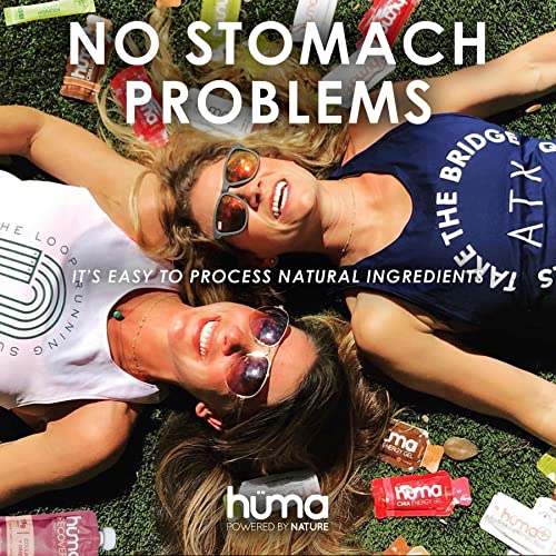 Huma Chia Energy Gel, Variety 12 Pack - Stomach Friendly, Real Food Energ HÜMA CHIA ENERGY GELUS supplements