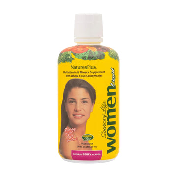 NaturesPlus Source of Life Women Liquid Multivitamin - 30 fl oz - Natural Berry Flavor - Whole Foods & Minerals - Healthy Immune System & Energy - Vegetarian, Gluten-Free - 30 Servings NaturesPlusAu supplements