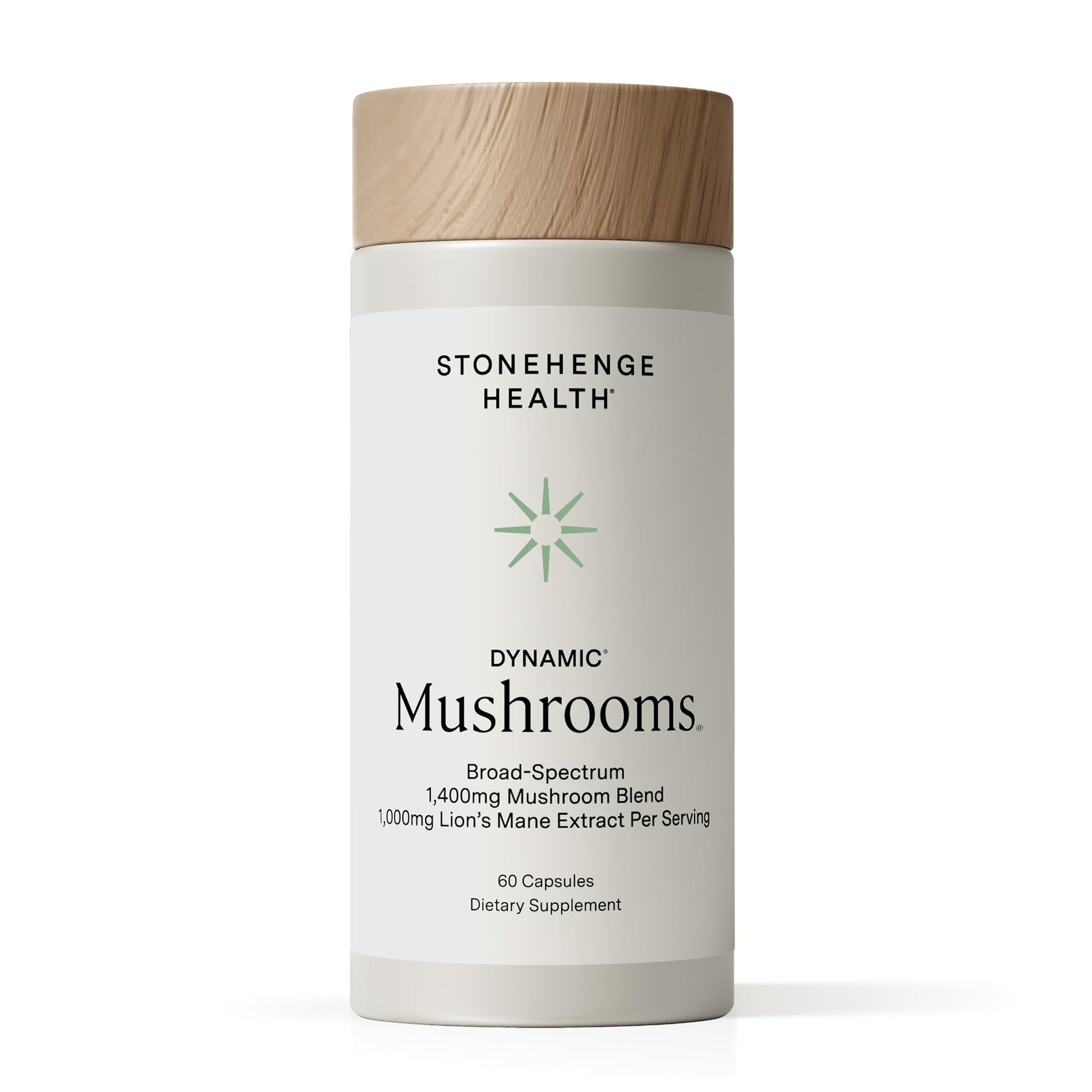 Stonehenge Health Dynamic Mushrooms 1,400 mg – 5 Mushroom Complex (Lion’s Mane, Reishi, Chaga, Maitake, Shiitake) – 100% Fruiting Bodies, Nootropic – Brain, Memory, Focus & Immune Support – 60 Caps Stonehenge HealthAu supplements