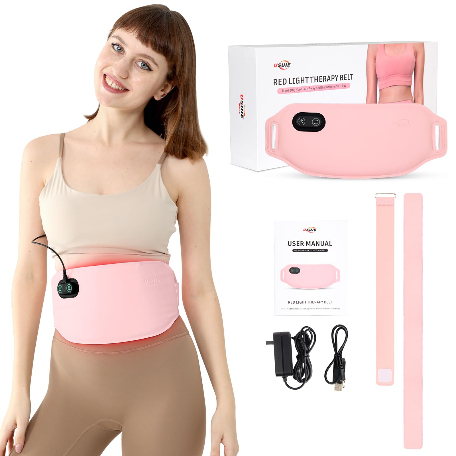Red Light Therapy Belt for Body, Infrared Light Therapy for Pain Relief, Waterproof Red Light Therapy USUIEAu supplements