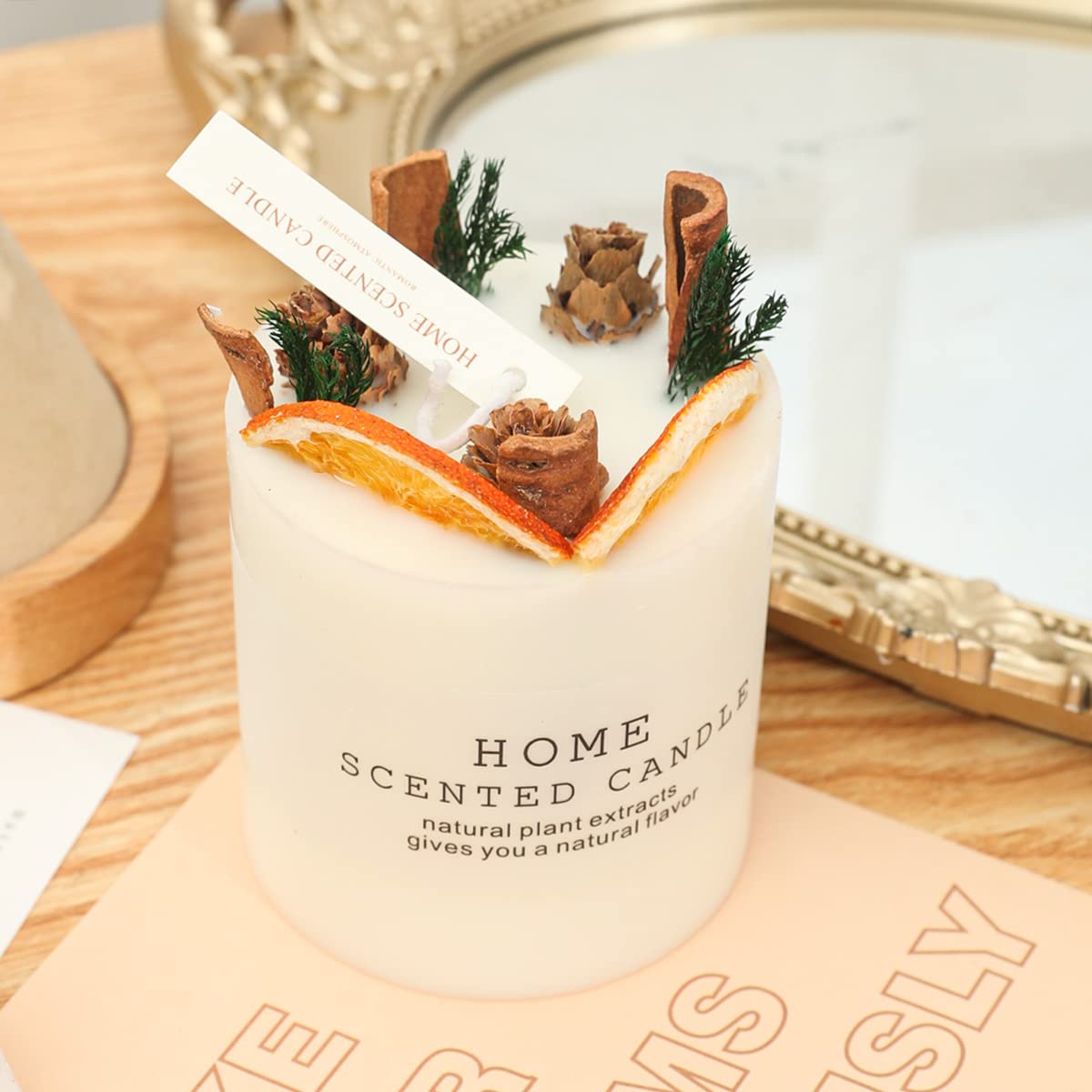 Candles Clearance | Eucalyptus & Orange Aromatherapy Candles | 10 oz Scented Candles HomaromAu supplements