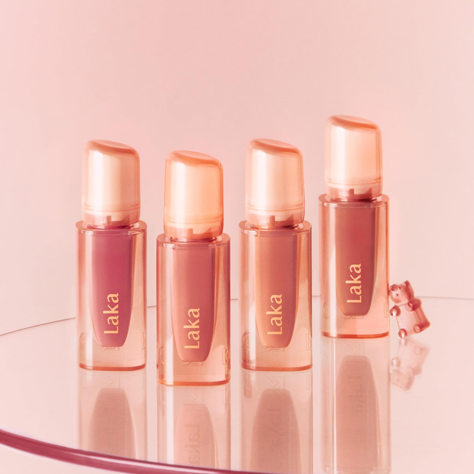 Laka Jelling Nude Gloss, 4.5g/0.15oz, Sheer Hydrating Lip Oil with No Stain, Non-Sticky, Nourishing Gloss for a Glowy Look, K-Beauty (#306 Angelring) LakaAu supplements