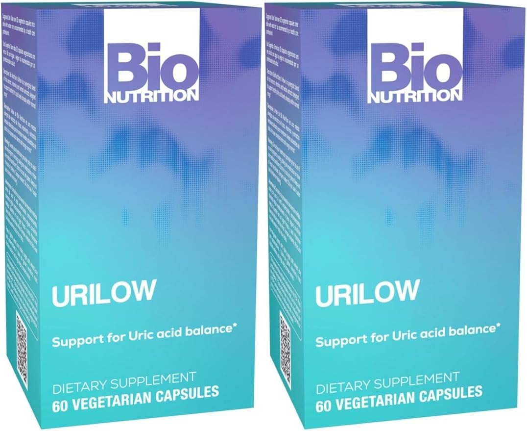 Bio Nutrition 2 Pack Urilow 60 Vegetarian Capsules | Natural Support for Urinary Health | Promotes a Healthy Uric Acid Balance Bio NutritionAu supplements