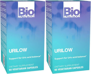 Bio Nutrition 2 Pack Urilow 60 Vegetarian Capsules | Natural Support for Urinary Health | Promotes a Healthy Uric Acid Balance Bio NutritionAu supplements