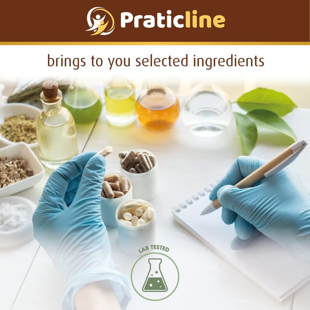 PRATIC LINE Ashwagandha Capsules 3,000 mg - 120 Vegan Cap Made with Organic PRATIC LINEAu supplements
