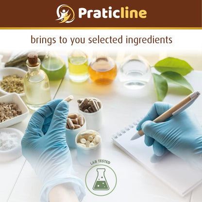 PRATIC LINE Ashwagandha Capsules 3,000 mg - 120 Vegan Cap Made with Organic PRATIC LINEUS supplements