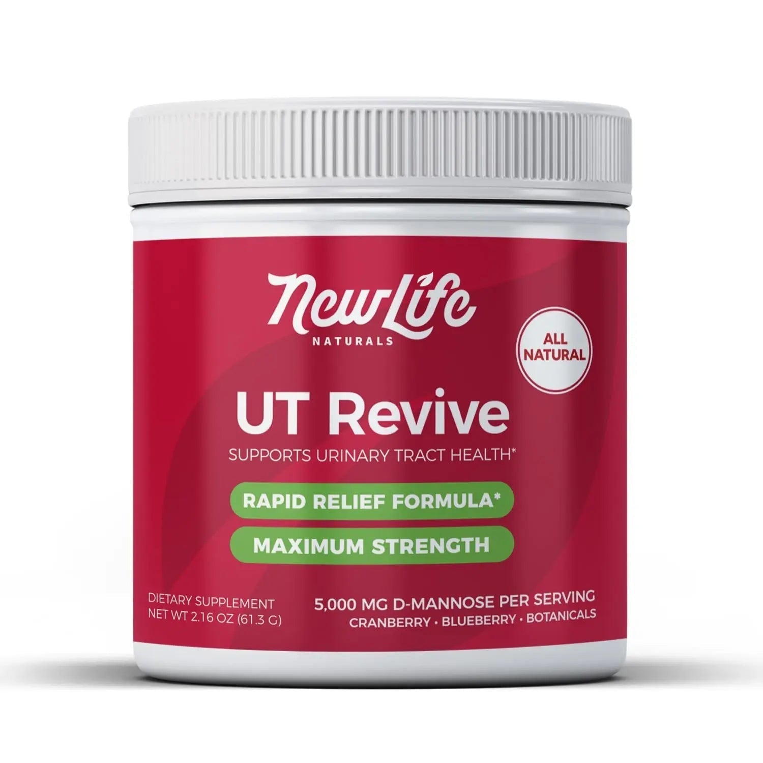 NewLife Naturals UT Revive with D Mannose Powder – UT Support for Urgency, Natural Urinary Tract Health for Women - with Cranberry, Blueberry & Botanicals – Short Term Potent Formula - 10 Servings NewLife NaturalsAu supplements