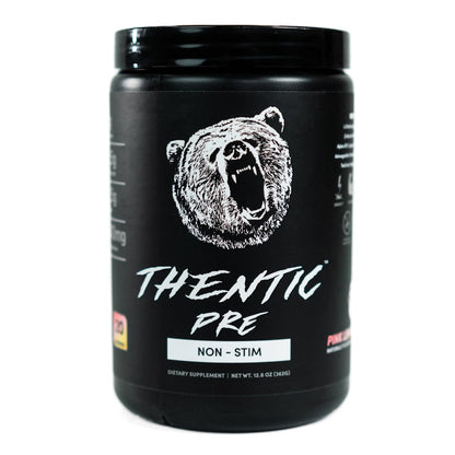 THENTIC Caffeine Free Pre Workout - Naturally Flavored & Sweetened Nootropic Non-Stim THENTICUS supplements