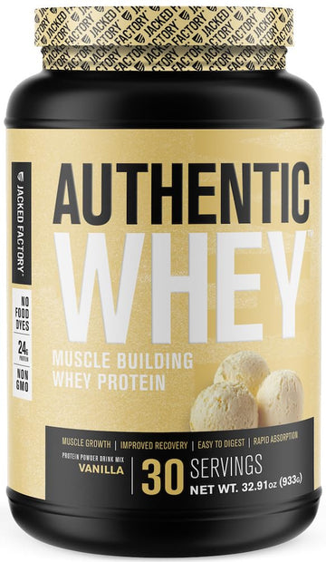 Jacked Factory Authentic Whey Muscle Building Whey Protein Powder - Low Carb Jacked FactoryUS supplements