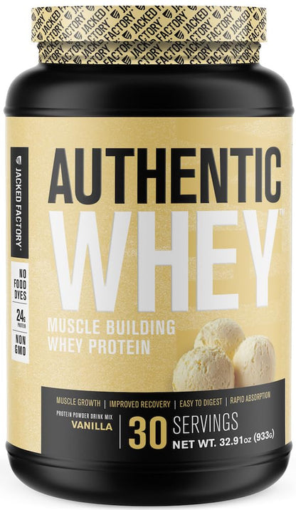 Jacked Factory Authentic Whey Muscle Building Whey Protein Powder - Low Carb Jacked FactoryUS supplements