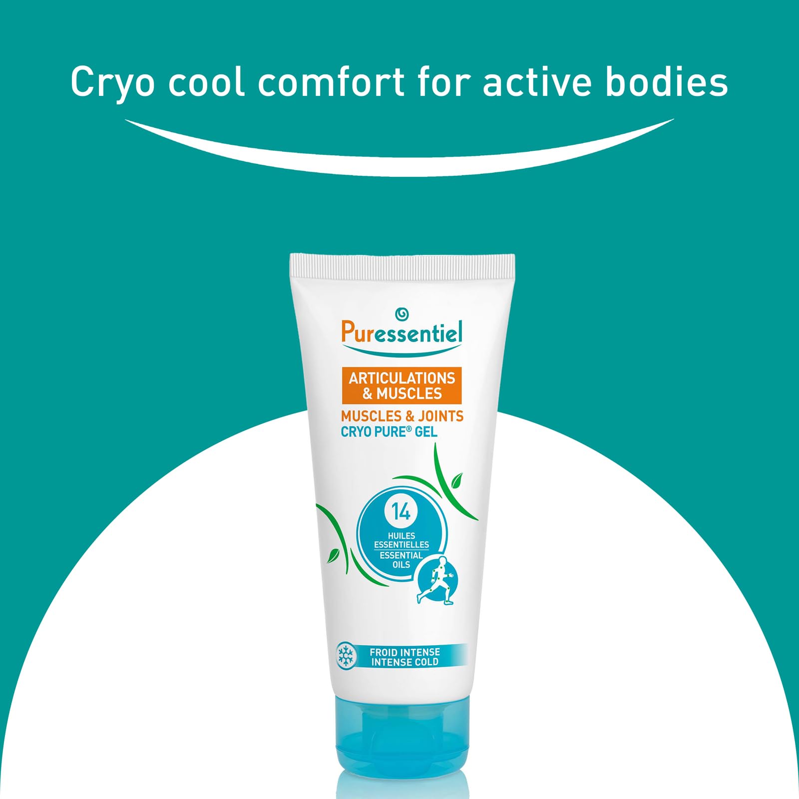 Puressentiel Muscles and Joints Cryo Pure Gel - Intense Cold Effect - Non-Sticky Formula with 14 Calming Essential Oils - Muscle Relaxer - 2.7 oz PuressentielAu supplements