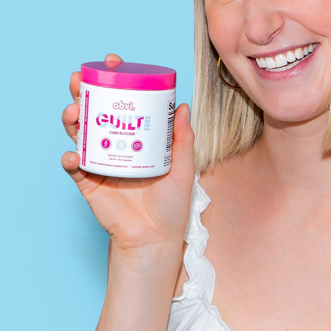 Obvi Guilt Free Carb Blocker, Block Carb Absorption, Support Weight Loss, Healthier Nails ObviUS supplements