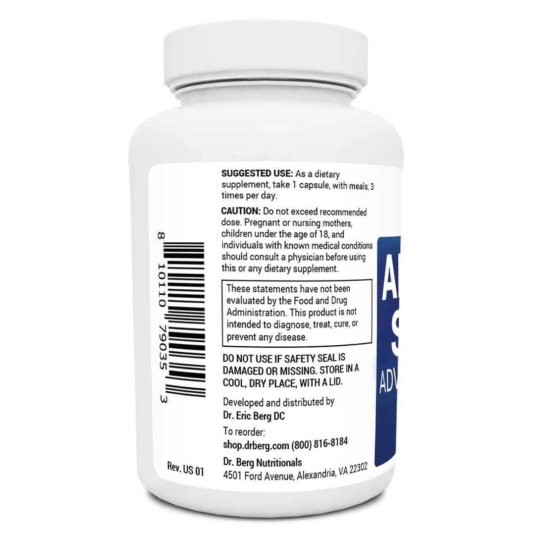 Dr. Berg’s Adrenal Stress Advanced Formula - Adrenal Support Supplements for Stress Dr. Berg NutritionalsUS supplements