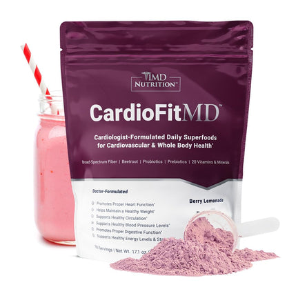 1MD Nutrition CardioFitMD - Vegan Beets Superfood Keto-Friendly Heart Health Powder 1MD NutritionUS supplements