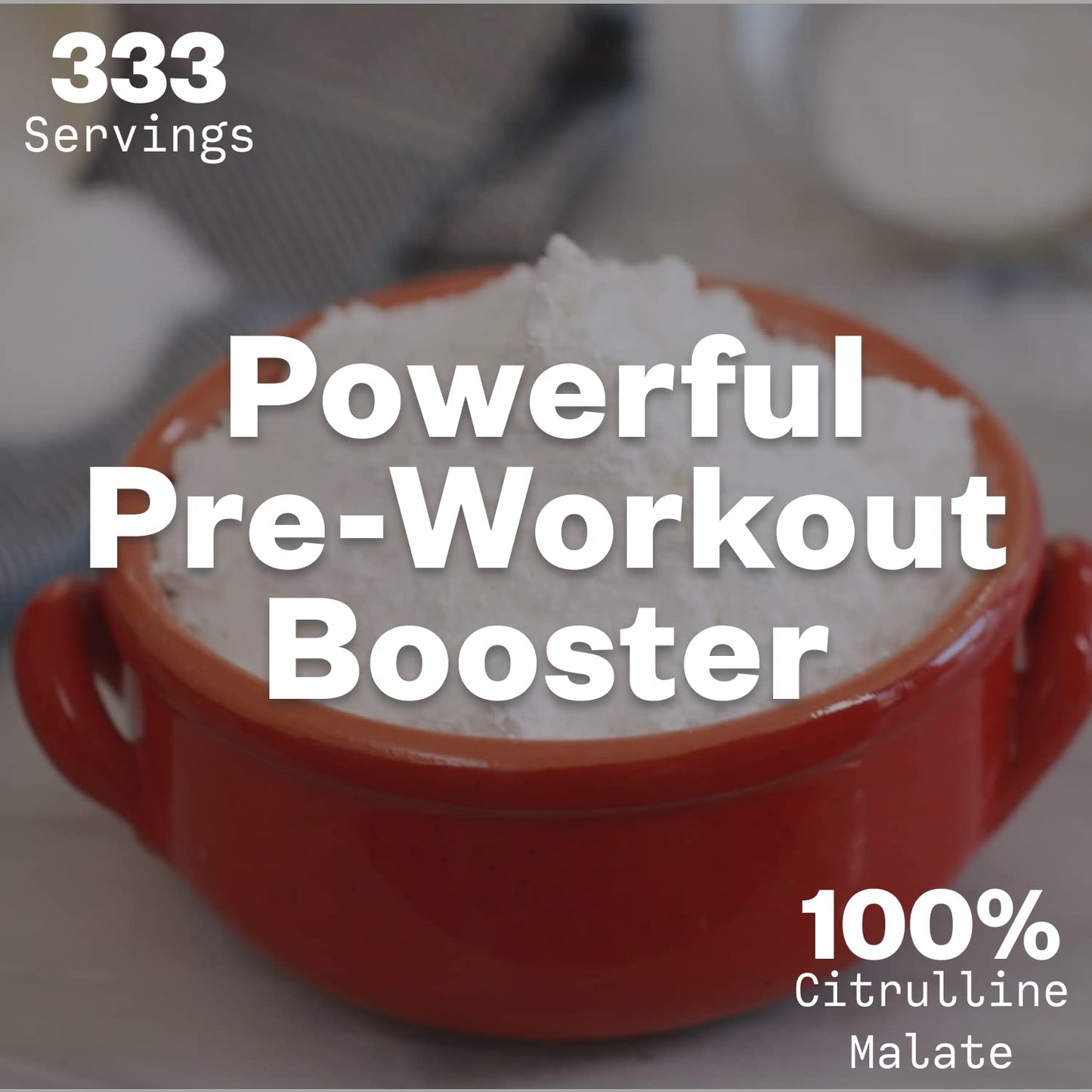 Purisure Citrulline Malate 2:1 Powder, 1 kg, Citrulline Supplement and Citrulline Nitrate PurisureUS supplements