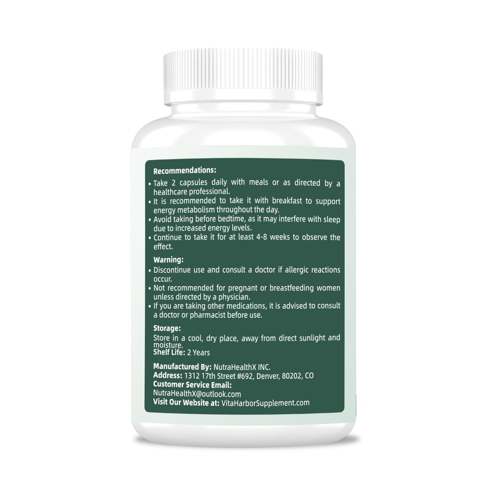 NAD Supplement 500mg, Pure Organic NAD+ Supplement for Women & Men, NAD+ with Trans-Resveratrol & CoQ10 & Quercetin for Cellular Energy & Healthy Aging, NMN Alternative (90 Vegan Caps) VitaHarborAu supplements