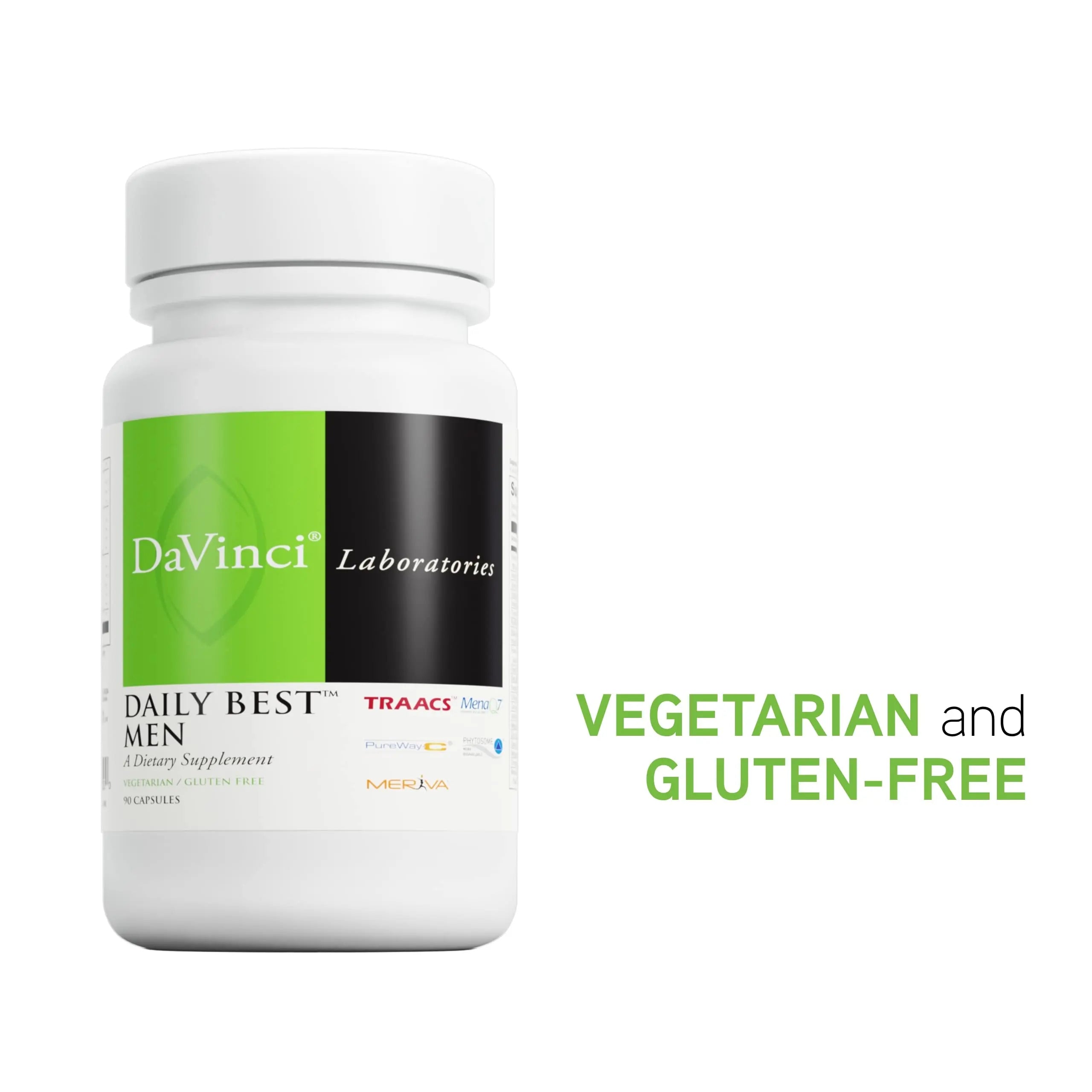 DAVINCI Labs - Daily Best Men - A Dietary Supplement with Vitamin B6, Vitamin B12 Vitamin C, Vitamin K2, and More - Vegetarian DAVINCIAu supplements