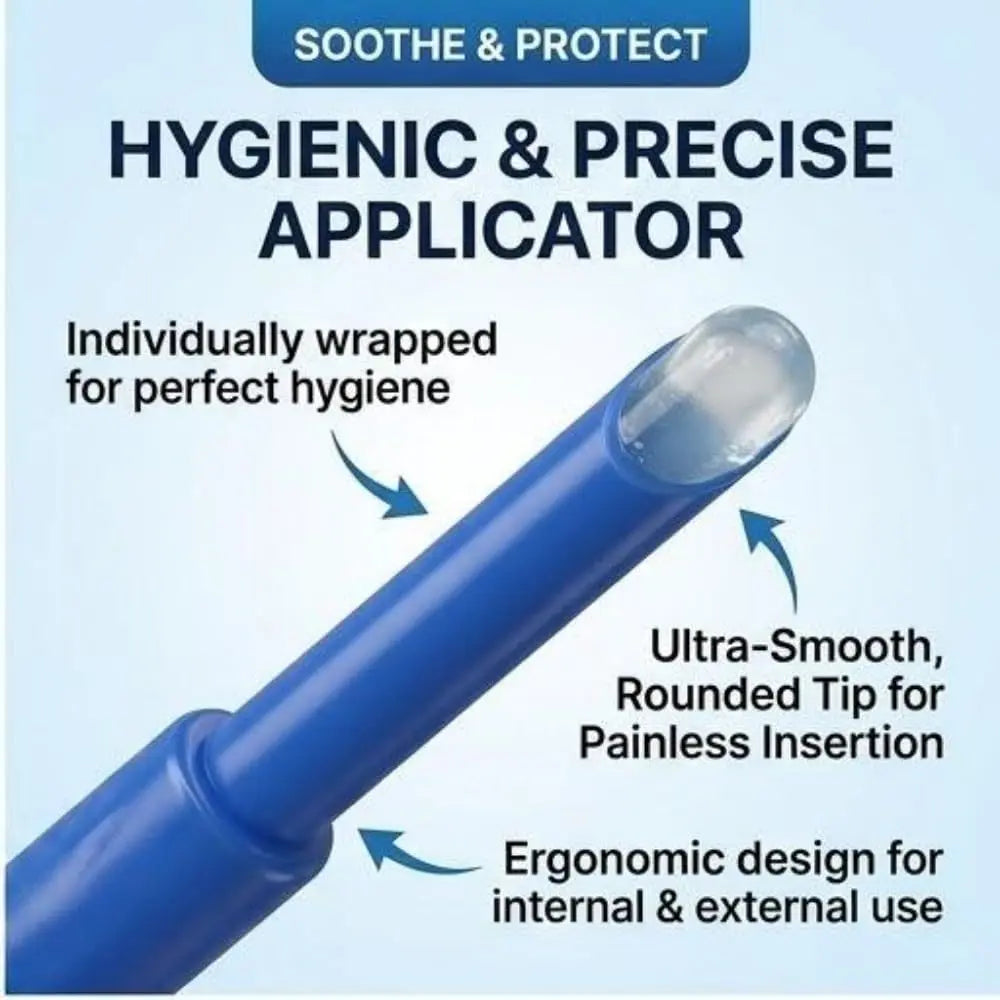 Hemorrhoid Relief Gel with 3 Disposable Applicators - Fast Soothing Cream for Itching & Swelling - Internal & External Treatment (Pack of 3) Aus HealthcareAu supplements