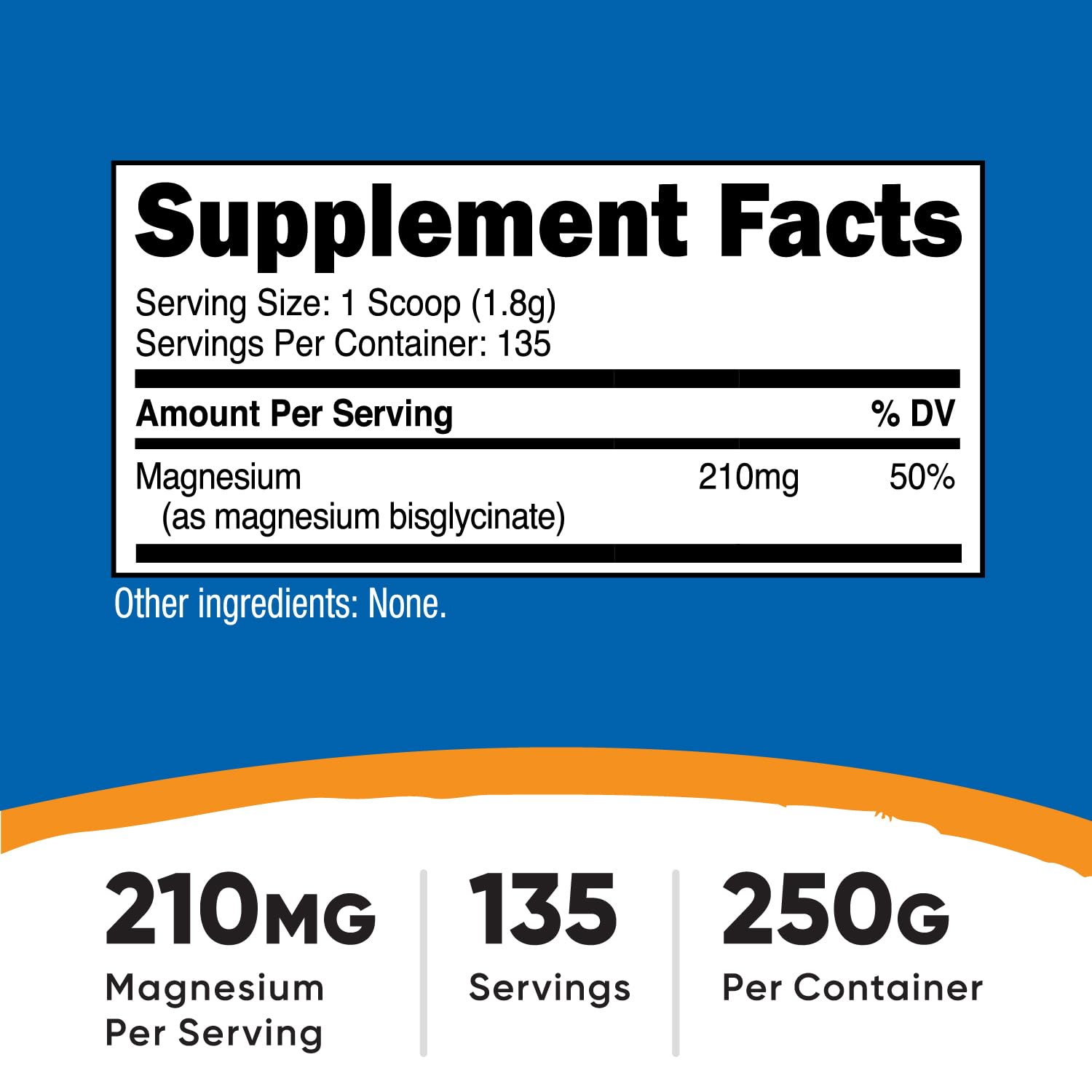 Nutricost Magnesium Glycinate Powder (250 Grams) (Unflavored) NutricostAu supplements