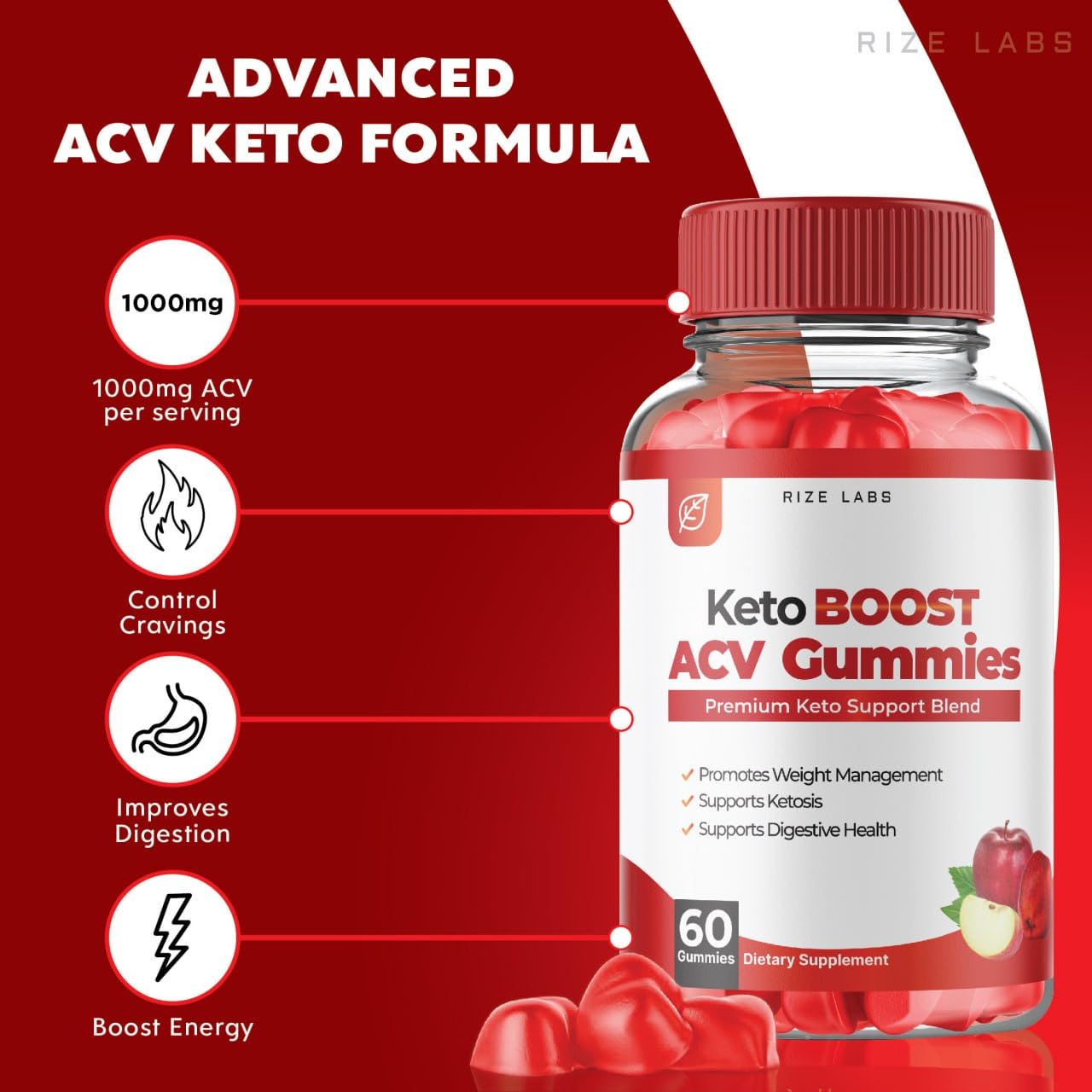 (2 Pack) Keto Boost ACV Gummies - Keto Boost ACV Gummies for Advanced Weight Loss rize labsAu supplements