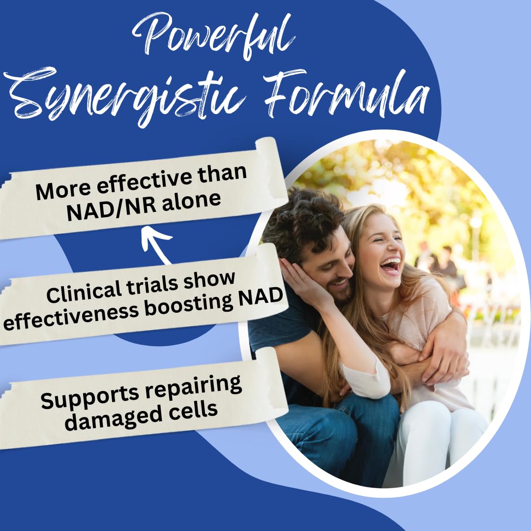 BioImmune NAD+ Supplement. Exclusive Formula w/Patent Pending RiboYOUNG™. Nicotinamide Riboside, Quercetin, Resveratrol, Betaine NRF2 Activator. Anti Aging True NAD Supplement BioImmuneAu supplements