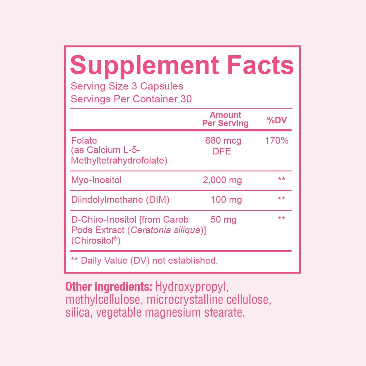 Premium Ovarian Health Support Supplement – Hormone Balance, Ovulation & Cycle Regularity - Myo-Inositol & D-Chiro Inositol Supplement for Women – 40:1 Inositol Ratio With Folate & DIM – 90 Capsules SunergeticAu supplements