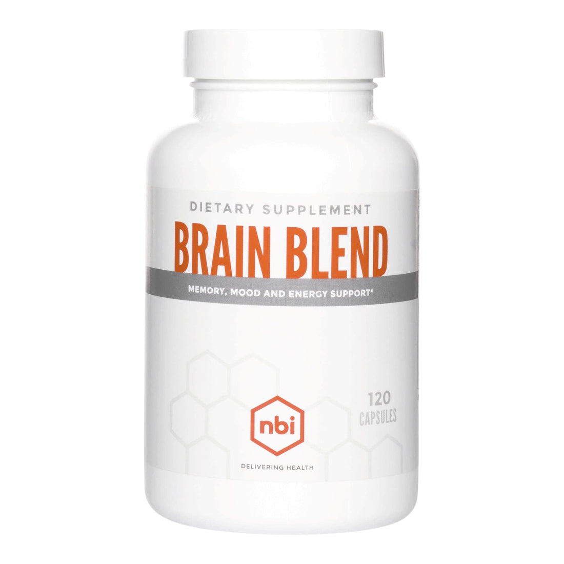 NBI Brain Blend for Memory, Focus, Concentration, Cognitive Function for Men & Women | Caffeine-Free with ALCAR, Alpha Lipoic Acid, Huperzine A, Turmeric | Nootropic | 120ct Capsules NBIAu supplements